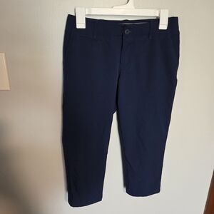 Under Armour Women's Navy Cropped Pants
